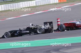 07.08.2010 Nürburg, Germany,  Antonio Felix da Costa (POR), Motopark Academy, Dallara F308 Volkswagen overtakes Valtteri Bottas (FIN), ART Grand Prix, Dallara F308 Mercedes - F3 Euro Series 2010 at Nürburgring, Germany