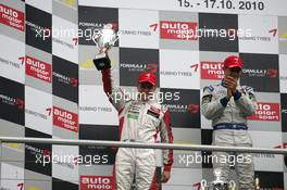 16.10.2010 Hockenheim, Germany,  Podium: Valtteri Bottas (FIN), ART Grand Prix, Dallara F308 Mercedes - F3 Euro Series 2010 at Hockenheimring