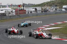 06.06.2010 Zandvoort, The Netherlands,  Alexander Sims (GBR), ART Grand Prix, Dallara Mercedes leading Valtteri Bottas (FIN), ART Grand Prix, Dallara Mercedes - Masters of Formula 3 at Circuit Park Zandvoort, The Netherlands