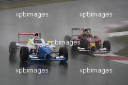 06.06.2010 Zandvoort, The Nederlands,  (left) Jack Harvey (GBR), Fortec Motorsports  and (right) Daniil Kvyat (RUS), Eurointernational - Formula BMW Europe 2010, Rd 03 & 04, Zandvoort, Sunday Race