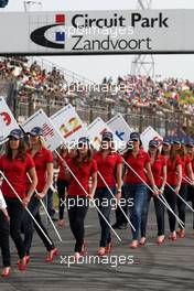 06.06.2010 Zandvoort, The Nederlands,  Grid girl - Formula BMW Europe 2010, Rd 03 & 04, Zandvoort, Sunday Grid Girl