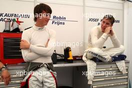 05.06.2010 Zandvoort, The Nederlands,  (left) Hannes Van Asseldonk (NED), Josef Kaufmann Racing and (right) Robin Frijns (NED), Josef Kaufmann Racing - Formula BMW Europe 2010, Rd 03 & 04, Zandvoort, Qualifying