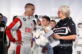 06.06.2010 Zandvoort, The Nederlands,  Presentation of the Formula BMW drivers by Ann Bradshaw in the BMW Hospitality- Come Ledogar (FRA), Eifelland Racing. Formula BMW Europe 2010, Rd 03 & 04, Zandvoort, Sunday