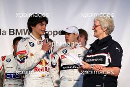 06.06.2010 Zandvoort, The Nederlands,  Presentation of the Formula BMW drivers by Ann Bradshaw in the BMW Hospitality-Carlos Sainz (ESP), Eurointernational. Formula BMW Europe 2010, Rd 03 & 04, Zandvoort, Sunday