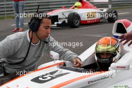 06.06.2010 Zandvoort, The Nederlands,  Hannes Van Asseldonk (NED), Josef Kaufmann Racing - Formula BMW Europe 2010, Rd 03 & 04, Zandvoort, Sunday Pre-Race Grid