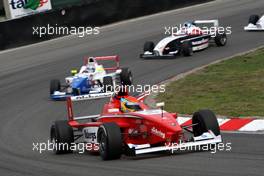 06.06.2010 Zandvoort, The Nederlands,  Timmy Hansen (SWE), Mücke-motorsport leading Jack Harvey (GBR), Fortec Motorsports - Formula BMW Europe 2010, Rd 03 & 04, Zandvoort, Race 3