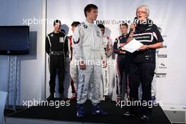 06.06.2010 Zandvoort, The Nederlands,  Presentation of the Formula BMW drivers by Ann Bradshaw in the BMW Hospitality- Petri Suvanto (FIN), Josef Kaufmann Racing. Formula BMW Europe 2010, Rd 03 & 04, Zandvoort, Sunday