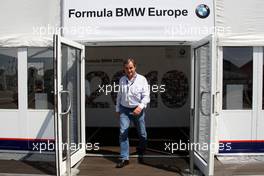 05.06.2010 Zandvoort, The Nederlands,  Carlos Sainz sr leaving the Formula BMW hospitality - Formula BMW Europe 2010, Rd 03 & 04, Zandvoort, Qualifying