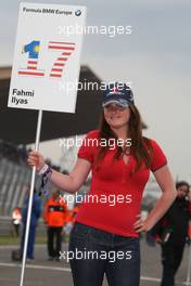 06.06.2010 Zandvoort, The Nederlands,  Grid girl - Formula BMW Europe 2010, Rd 03 & 04, Zandvoort, Sunday Grid Girl