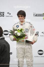 06.06.2010 Zandvoort, The Nederlands,  2nd Carlos Sainz (ESP), Eurointernational - Formula BMW Europe 2010, Rd 03 & 04, Zandvoort, Sunday Podium