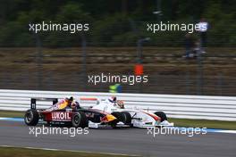 24.07.2010 Hockenheim, Germany,  Daniil Kvyat (RUS), Eurointernational and Hannes Van Asseldonk (NED), Josef Kaufmann Racing - Formula BMW Europe 2010, Rd 09 & 10, Hockenheim, Saturday Race