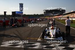 25.07.2010 Hockenheim, Germany,  Robin Frijns (NED), Josef Kaufmann Racing - Formula BMW Europe 2010, Rd 09 & 10, Hockenheim, Sunday Pre-Race Grid