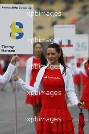 24.07.2010 Hockenheim, Germany,  Grid girl - Formula BMW Europe 2010, Rd 09 & 10, Hockenheim, Saturday Grid Girl