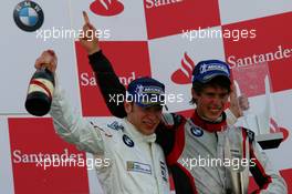 25.07.2010 Hockenheim, Germany,  Robin Frijns (NED), Josef Kaufmann Racing and Hannes Van Asseldonk (NED), Josef Kaufmann Racing - Formula BMW Europe 2010, Rd 09 & 10, Hockenheim, Sunday Podium