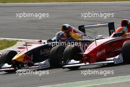 31.07.2010 Budapest, Hungary,  Daniil Kvyat (RUS), Eurointernational and Timmy Hansen (SWE), Mücke-motorsport - Formula BMW Europe 2010, Rd 11 & 12, Hungary, Saturday Race