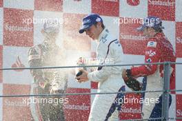 12.09.2010 Monza, Italy,  Jack Harvey (GB), Fortec Motorsports, Daniil Kvyat (RUS), Eurointernational, Robin Frijns (NL), Josef Kaufmann Racing - Formula BMW Europe 2010, Rd 15 & 16, Monza, Sunday Podium