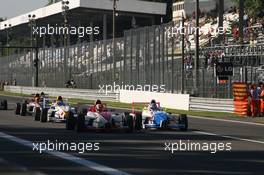 11.09.2010 Monza, Italy,  George Katsinis (GRC), Fortec Motorsports and Jack Harvey (GBR), Fortec Motorsports - Formula BMW Europe 2010, Rd 15 & 16, Monza, Saturday Race