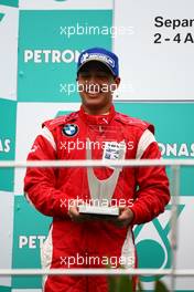 04.04.2010 Sepang, Malaysia   2nd place Oscar Tunjo (COL), Meritus Racing Team  - race 2 - Formula BMW Pacific 2010, Rd 1, Malaysia