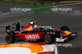 25.09.2010 Singapore, Singapore,  Daniil Kvyat (RUS), Eurointernational - Formula BMW Pacific 2010, Rd 11 & 12, Singapore, Saturday Race