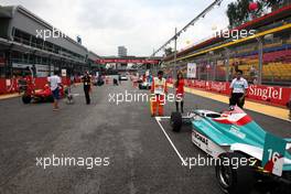 25.09.2010 Singapore, Singapore,  The grid - Formula BMW Pacific 2010, Rd 11 & 12, Singapore, Saturday Pre-Race Grid