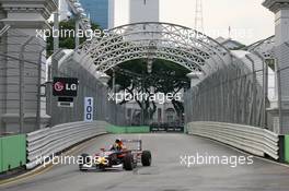 25.09.2010 Singapore, Singapore,  Daniil Kvyat (RUS), Eurointernational - Formula BMW Pacific 2010, Rd 11 & 12, Singapore, Saturday Race