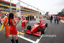 25.09.2010 Singapore, Singapore,  Oscar Tunjo (COL), Meritus - Formula BMW Pacific 2010, Rd 11 & 12, Singapore, Saturday Race