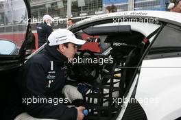 01.-02.05.2010 Silverstone, England, Silverstone Supercar, FIA GT 3 European Championship, Round 1, Claudia Huertgen (GER), Csaba Walter (HUN),  NEED FOR SPEED BY SCHUBERT MOTORSPORT BMW Z4 GT3