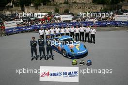 04-11.06.2010 Le Mans, France, Adminstrative Check and Scrutineering,  #77 Team Felbermayr-Proton Porsche 911 GT3 RSR: Wolf Henzler, Richard Lietz, Marc Lieb - 24 Hour of Le Mans 2010