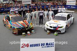 04-11.06.2010 Le Mans, France, #79 BMW Motorsport BMW M3: Andy Priaulx, Dirk Mueller, Dirk Werner, #78 BMW Motorsport BMW M3: Joerg Mueller, Augusto Farfus, Uwe Alzen - 24 Hour of Le Mans 2010