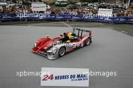 04-11.06.2010 Le Mans, France, Adminstrative Check and Scrutineering,  #7 Audi Sport Team Joest Audi R15: Rinaldo Capello, Tom Kristensen, Allan McNish  - 24 Hour of Le Mans 2010