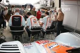 04-11.06.2010 Le Mans, France, Autograph Session,  #007 Aston Martin Racing Lola Aston Martin: Harold Primat, Stefan Muecke, Adrian Fernandez - 24 Hour of Le Mans 2010