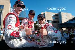04-11.06.2010 Le Mans, France, Romain Dumas, Mike Rockenfeller and Timo Bernhard - 24 Hour of Le Mans 2010