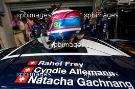 04-11.06.2010 Le Mans, France, Helmet of Natacha Gachnang - 24 Hour of Le Mans 2010