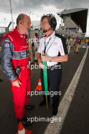 04-11.06.2010 Le Mans, France, Dr. Wolfgang Ullrich and race director Daniel Poissenot - 24 Hour of Le Mans 2010