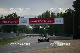 09.06.2010 Le Mans, France, #9 Audi Sport North America Audi R15: Mike Rockenfeller, Timo Bernhard, Romain Dumas - 24 Hour of Le Mans 2010