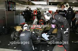 09.06.2010 Le Mans, France, #15 Kolles Audi R10: Christian Bakkerud, Oliver Jarvis, Christophe Bouchut - 24 Hour of Le Mans 2010