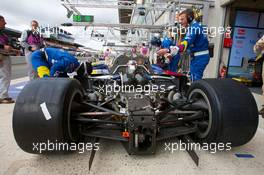 04-11.06.2010 Le Mans, France, #4 Team Oreca Matmut Peugeot 908 engine detail - 24 Hour of Le Mans 2010