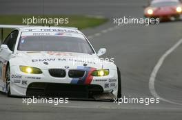 09.06.2010 Le Mans, France, #78 BMW Motorsport BMW M3: Joerg Mueller, Augusto Farfus, Uwe Alzen in problems with an flat tyre - 24 Hour of Le Mans 2010