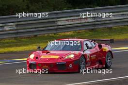 04-11.06.2010 Le Mans, France, #82 Risi Competizione Ferrari F430 GT: Jaime Melo, Gianmaria Bruni, Pierre Kaffer - 24 Hour of Le Mans 2010