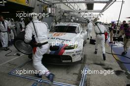 12-13.06.2010 Le Mans, France, Pitstopp #78 BMW Motorsport BMW M3: Joerg Mueller, Augusto Farfus, Uwe Alzen - 24 Hour of Le Mans 2010