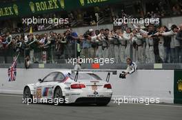 12-13.06.2010 Le Mans, France, #78 BMW Motorsport BMW M3: Joerg Mueller, Augusto Farfus, Uwe Alzen finisch the Race - 24 Hour of Le Mans 2010