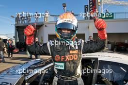 28-31.01.2010 Daytona, USA,  GT pole winner Jeff Segal celebrates - Grand-Am Rolex Sports car Series, Rolex 24 at Daytona Beach, USA