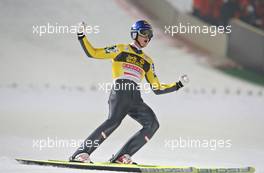 29.12.2010, Oberstdorf, Germany (GER): Thomas Morgenstern (AUT), Fischer  - FIS world cup ski jumping, four hills tournament, individual HS137, Oberstdorf (GER). www.xpb.cc. Â© Felgenhauer/xpb.cc. Every downloaded picture is fee-liable.