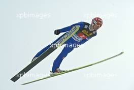 29.12.2010, Oberstdorf, Germany (GER): Matti Hautamaeki (FIN), Fischer  - FIS world cup ski jumping, four hills tournament, individual HS137, Oberstdorf (GER). www.xpb.cc. Â© Felgenhauer/xpb.cc. Every downloaded picture is fee-liable.