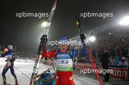 05.01.2011, Oberhof, Germany (GER): Michal Slesingr (CZE), Rossignol, Rottefella, Leki - IBU world cup biathlon, relay men, Oberhof (GER). www.xpb.cc. © Manzoni/xpb.cc. Every downloaded picture is fee-liable.