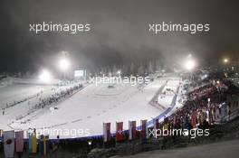 05.01.2011, Oberhof, Germany (GER): Biathlon Feature: The crowded venue - IBU world cup biathlon, relay men, Oberhof (GER). www.xpb.cc. © Manzoni/xpb.cc. Every downloaded picture is fee-liable.