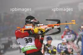 07.01.2011, Oberhof, Germany (GER): Ole Einar Bjoerndalen (NOR), Madshus, Rottefella, Odlo - IBU world cup biathlon, sprint men, Oberhof (GER). www.xpb.cc. © Manzoni/xpb.cc. Every downloaded picture is fee-liable.
