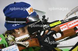 08.01.2011, Oberhof, Germany (GER): Marie Laure Brunet (FRA), Rossignol, Rottefella, Swix - IBU world cup biathlon, sprint women, Oberhof (GER). www.xpb.cc. © Manzoni/xpb.cc. Every downloaded picture is fee-liable.