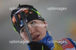 08.01.2011, Oberhof, Germany (GER): Kaisa Maekaeraeinen (FIN), Fischer, Rottefella, Leki, Odlo - IBU world cup biathlon, sprint women, Oberhof (GER). www.xpb.cc. © Manzoni/xpb.cc. Every downloaded picture is fee-liable.