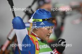 08.01.2011, Oberhof, Germany (GER): Ekaterina Yurlova (RUS), Fischer, Rottefella, Swix - IBU world cup biathlon, sprint women, Oberhof (GER). www.xpb.cc. © Manzoni/xpb.cc. Every downloaded picture is fee-liable.